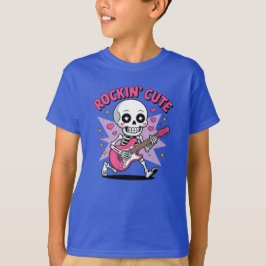 Rockin’ Niedliches Skelett Kids T - Shirt