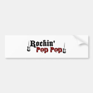 Rockin Pop-Pop Autoaufkleber