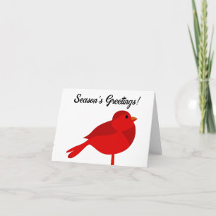 Rockin’ Robin, Niedlich Red Kardinal Nature Cartoo Karte