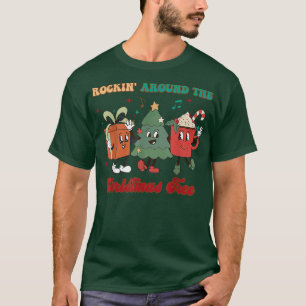 Rockin rund um den Weihnachtsbaum, heiße Schokolad T-Shirt