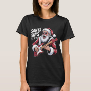 Rockin' Santa dit Six Seven T-Shirt Graphique