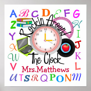 Rockin' School Teacher - SRF Poster