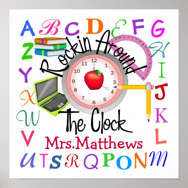 Rockin' School Teacher - SRF Poster (Vorne)