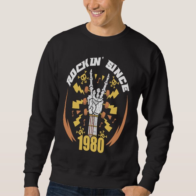 Rockin' Since 1980 Sweatshirt (Vorderseite)