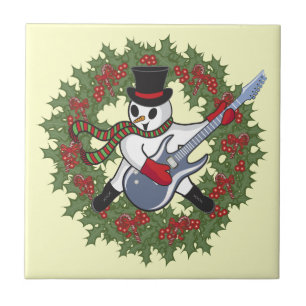 Rockin' Snowman Fliese