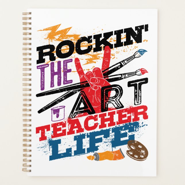 Rockin the Art Teacher Life Planer (Vorderseite)