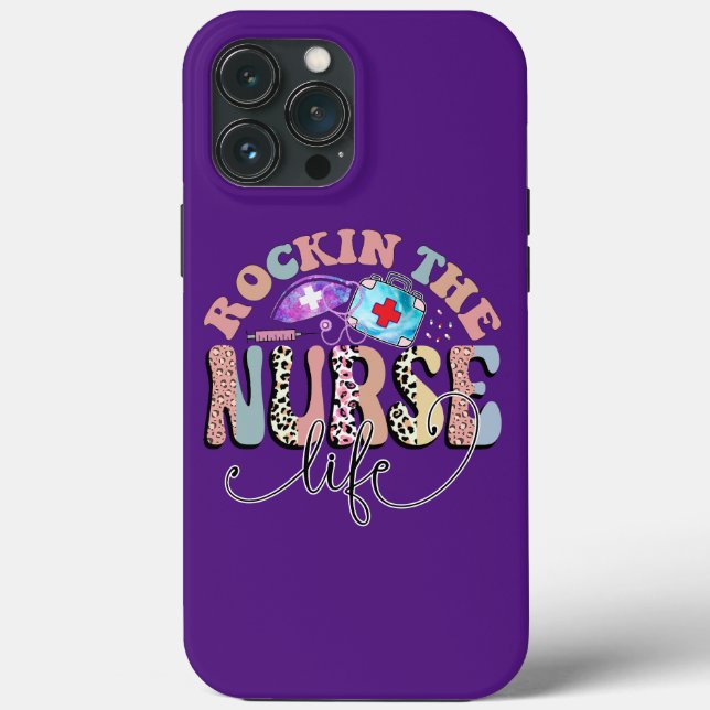 Rockin the Nurlife, Nurses und Krankenpfleger Case-Mate iPhone Hülle (Rückseite)