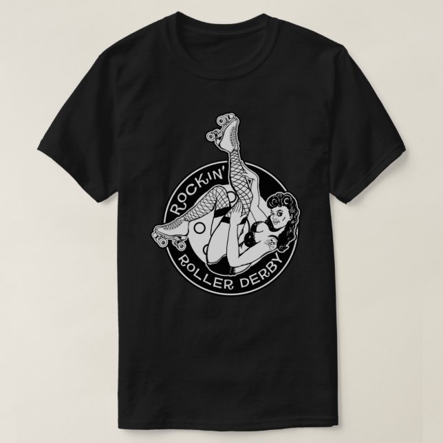 Rockin&x27; Roller Derby Essential T - Shirt (Design vorne)