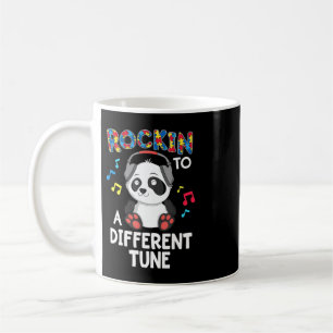 Rockin' zu einem anderen Tune-Design. Rätsel Kaffeetasse