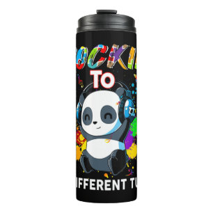 Rockin' zu einem anderen Tune-Design. Rätsel Thermosbecher