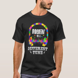 Rockin 'zu einer anderen Melodie Asd Fighter Autis T-Shirt
