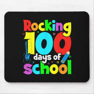 Rocking 100 Tage Schullehrer und Studierende Musik Mousepad