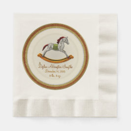Rocking Horse Baby (Personalisiert) Serviette