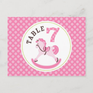 Rocking Horse Girl Table Postcard 7 Postkarte