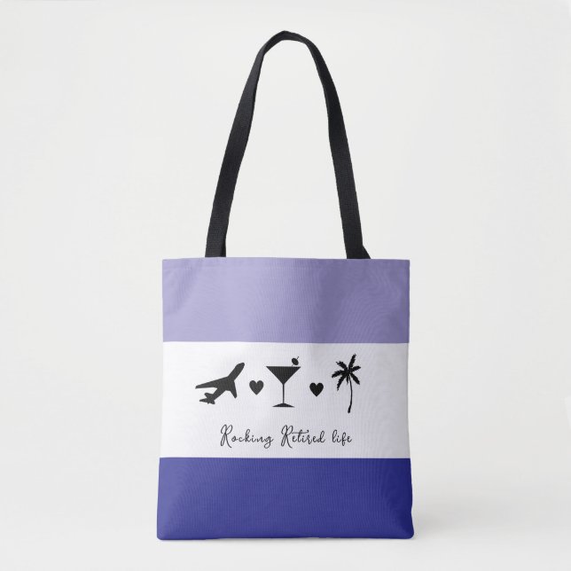 Rocking im Ruhestand weibliche benutzerdefinierte  Tasche (Vorderseite)