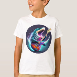 Rocking Megalodon Unisex Kid's T - Shirt