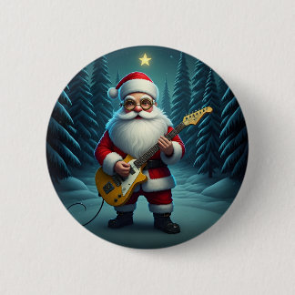 Rocking Santa Button