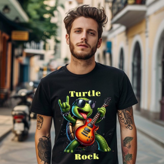 Rocking Turtle Jam Session T-Shirt (Von Creator hochgeladen)