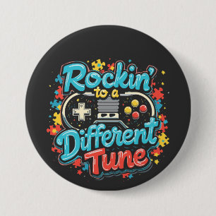 Rocking zu einem anderen Tune Gaming Pad Autismus Button