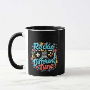 Rocking zu einem anderen Tune Gaming Pad Autismus Tasse