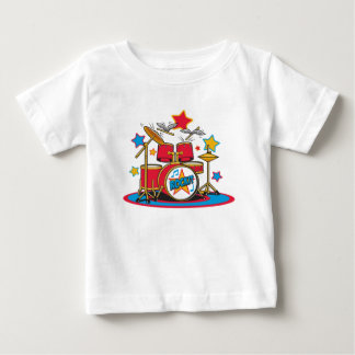 Rockit Fliegen-Drumsticks-Säuglings-T-Shirt Baby T-shirt