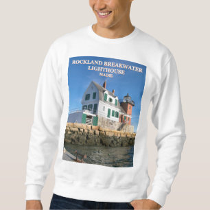Rockland Breakwater Lighthouse, Maine Sweatshirt
