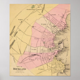 Rockland, Maine 1885 Poster