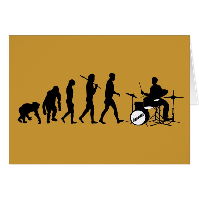 Rockmusik-Schlagzeuger und Jazz Dubstep Trommeln (Vorderseite (Horizontal))