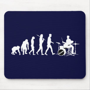 Rockmusik-Schlagzeuger und Jazz Dubstep Trommeln Mousepad