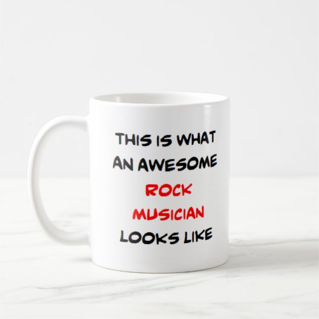 Rockmusiker, phantastisch kaffeetasse (Links)