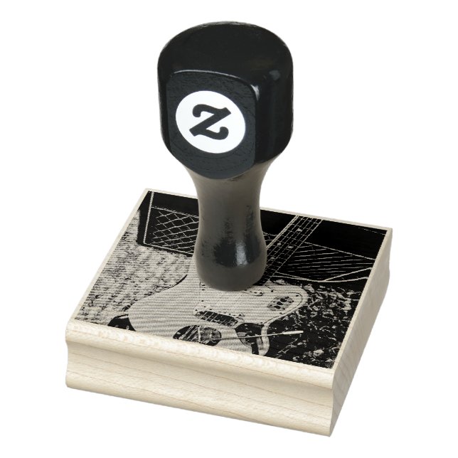 Rockmusikgeschenk Gummistempel (Stempel)