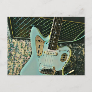 Rockmusikgeschenk Postkarte