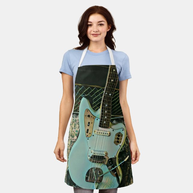 Rockmusikgeschenk Schürze (Getragen)