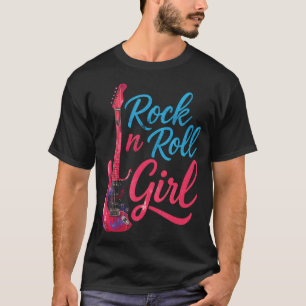 Rock'N Roll Mädchenband Gitarren Musikliebhaberinn T-Shirt