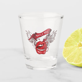 Rock'n'Roll Angel Lips Schnapsglas