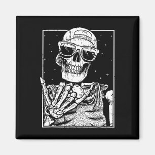 Rock'n'Roll Band Lazy Halloween Costume Rocker Mus Magnet