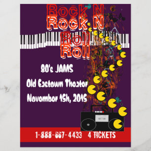 Rock'n'Roll Flyer 80er Jam