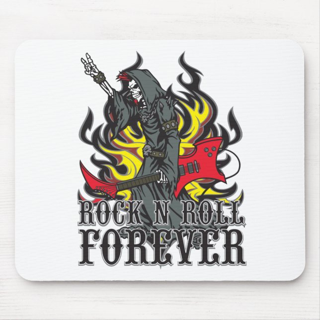 Rock'n'Roll für immer Mousepad (Vorne)
