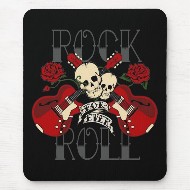 Rock'n'Roll für immer Mousepad (Vorne)