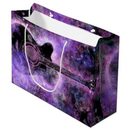 Rock'n'Roll Guitar Gift Bag Rock Music Große Geschenktüte
