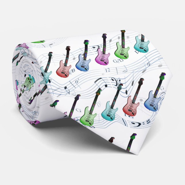 Rock'n'Roll Krawatte (Gerollt)