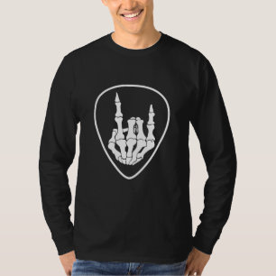 Rocknroll Retro Gitarrenplektrum Rock And Roll Ske T-Shirt
