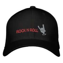 ROCK'N'ROLL-StickHat Bestickte Baseballkappe