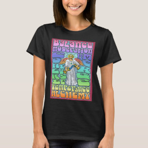 Rock'n'Roll-Tarot-Deck-Plakat für die Temperierkar T-Shirt