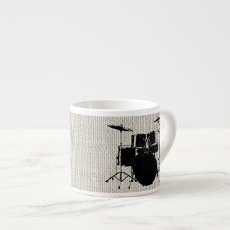 Rock'n'Roll-Trommeln Espressotasse