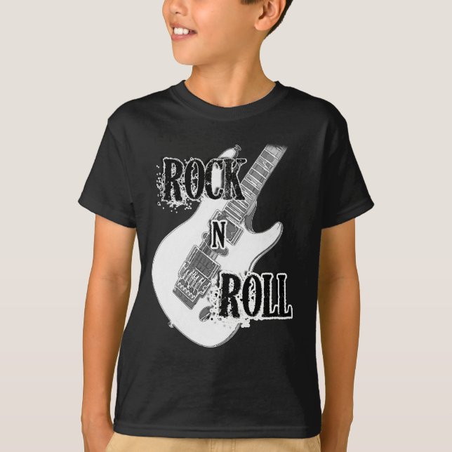 Rock'n'Rollgitarre T-Shirt (Vorderseite)