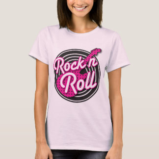 Rock'n'Rollrockabilly Rekordentwurf T-Shirt