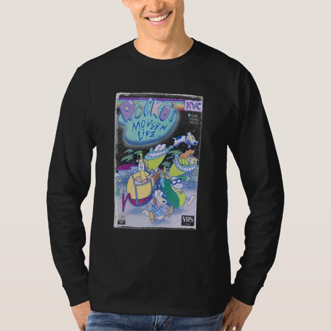 Rocko's Modern Life Group Shot Retro gestört VH T-Shirt (Vorderseite)