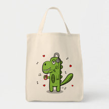 Rockosaur Dinosaurier-Lebensmittelgeschäft-Tasche