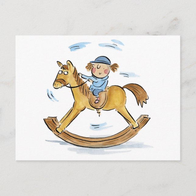 Rockpferd Postkarte (Vorderseite)